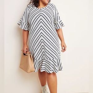 Anthropologie Maeve Galena Flounced Tunic